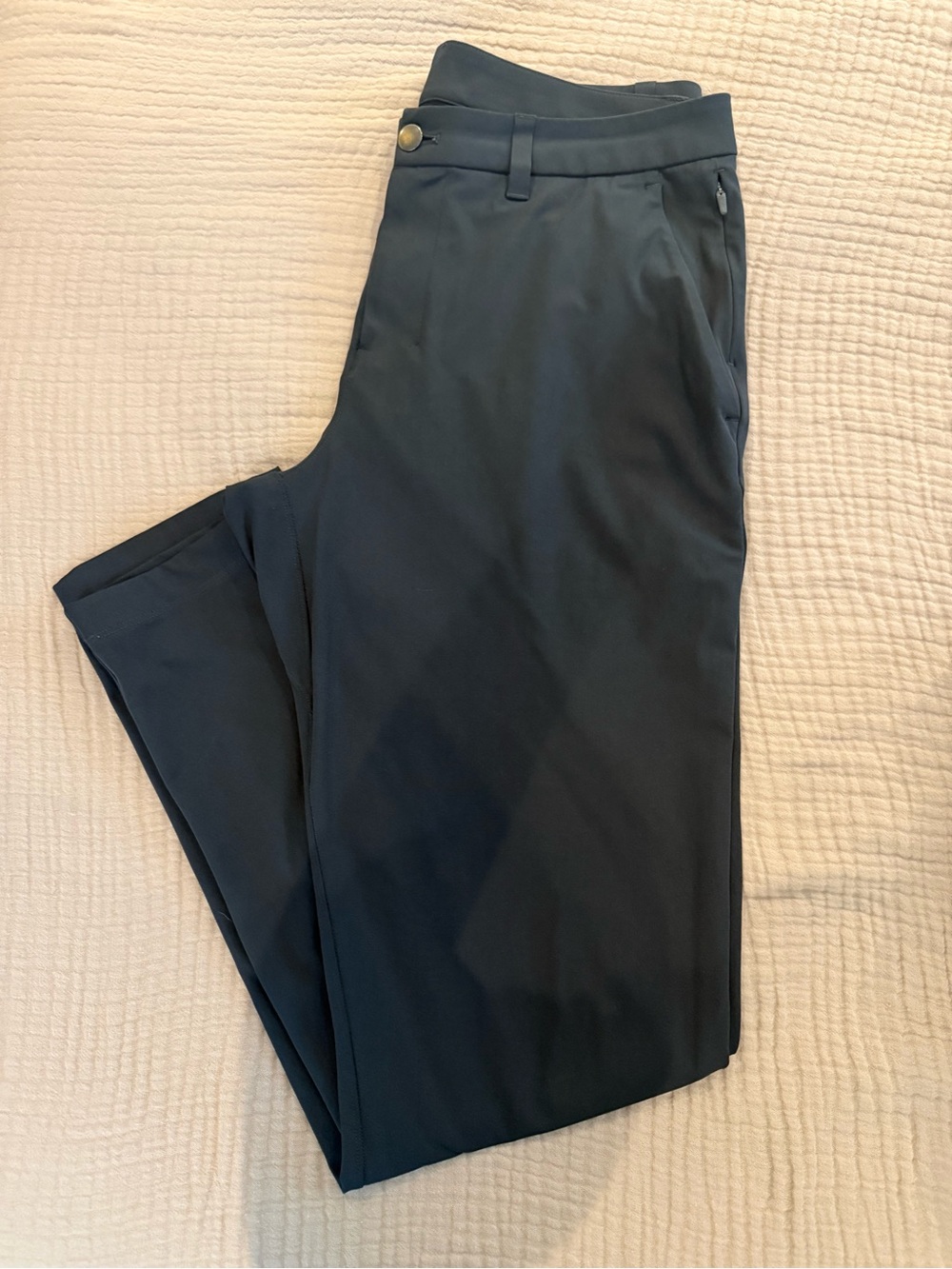 lululemon athletica Men's charcoal abc slim fit Pants